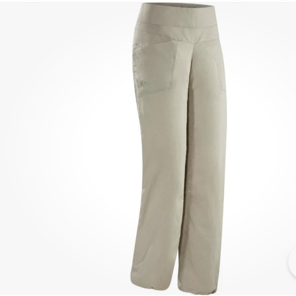 Arc'Teryx Women’s Spadina Linen Wide Leg Relaxed Fit Cropped Pants Size 8
